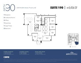 5090 N 40th St, Phoenix, AZ en alquiler Plano de la planta- Imagen 1 de 1