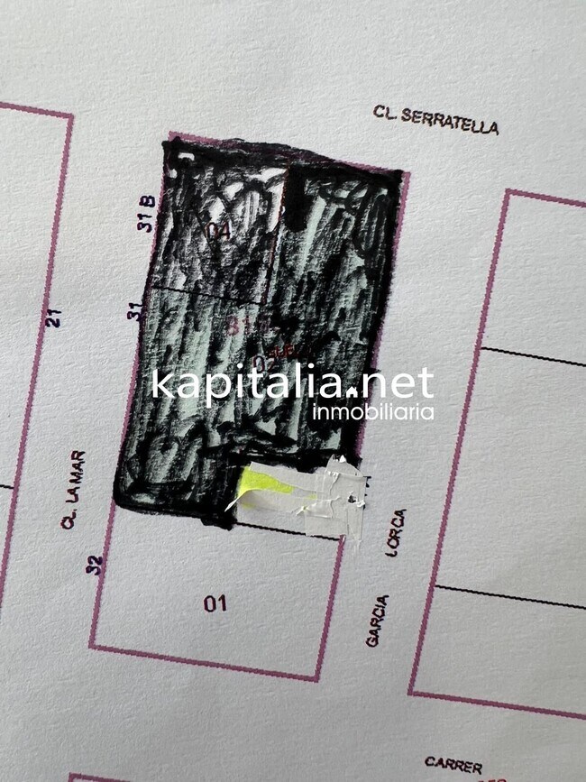 Más detalles de la Mar, 31, La Pobla Llarga - Terreno en venta