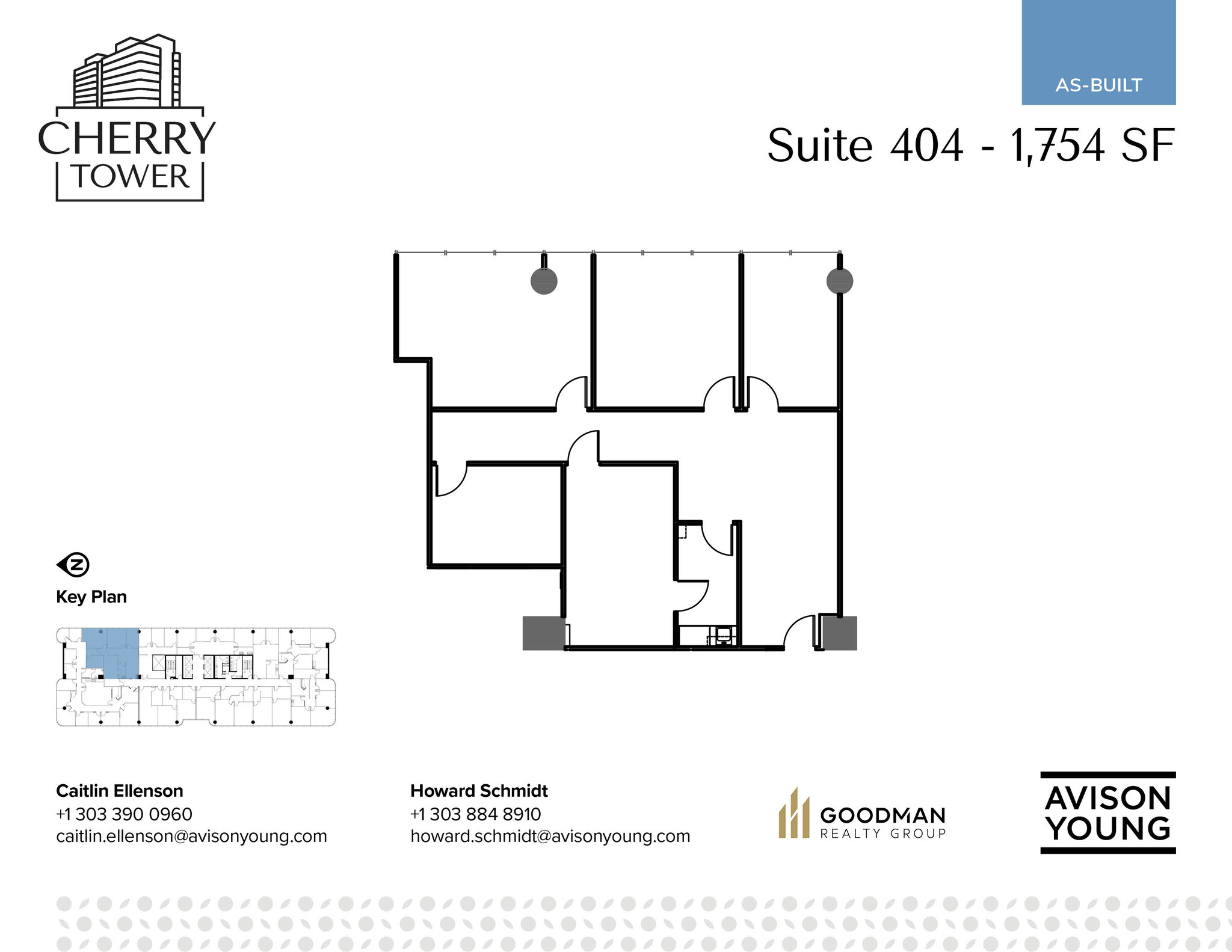 950 S Cherry St, Denver, CO en alquiler Plano de la planta- Imagen 1 de 1