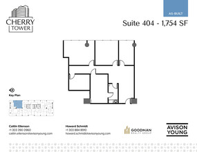 950 S Cherry St, Denver, CO en alquiler Plano de la planta- Imagen 1 de 1