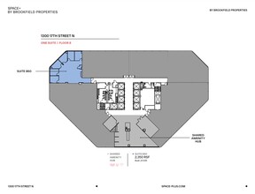 1300 N 17th St, Arlington, VA en alquiler Plano de la planta- Imagen 1 de 1