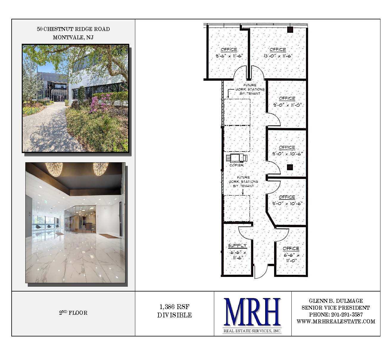 50 Chestnut Ridge Rd, Montvale, NJ en alquiler Plano de la planta- Imagen 1 de 3