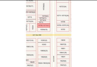 Más detalles de 10710 103 St NW, Edmonton, AB - Terreno en alquiler