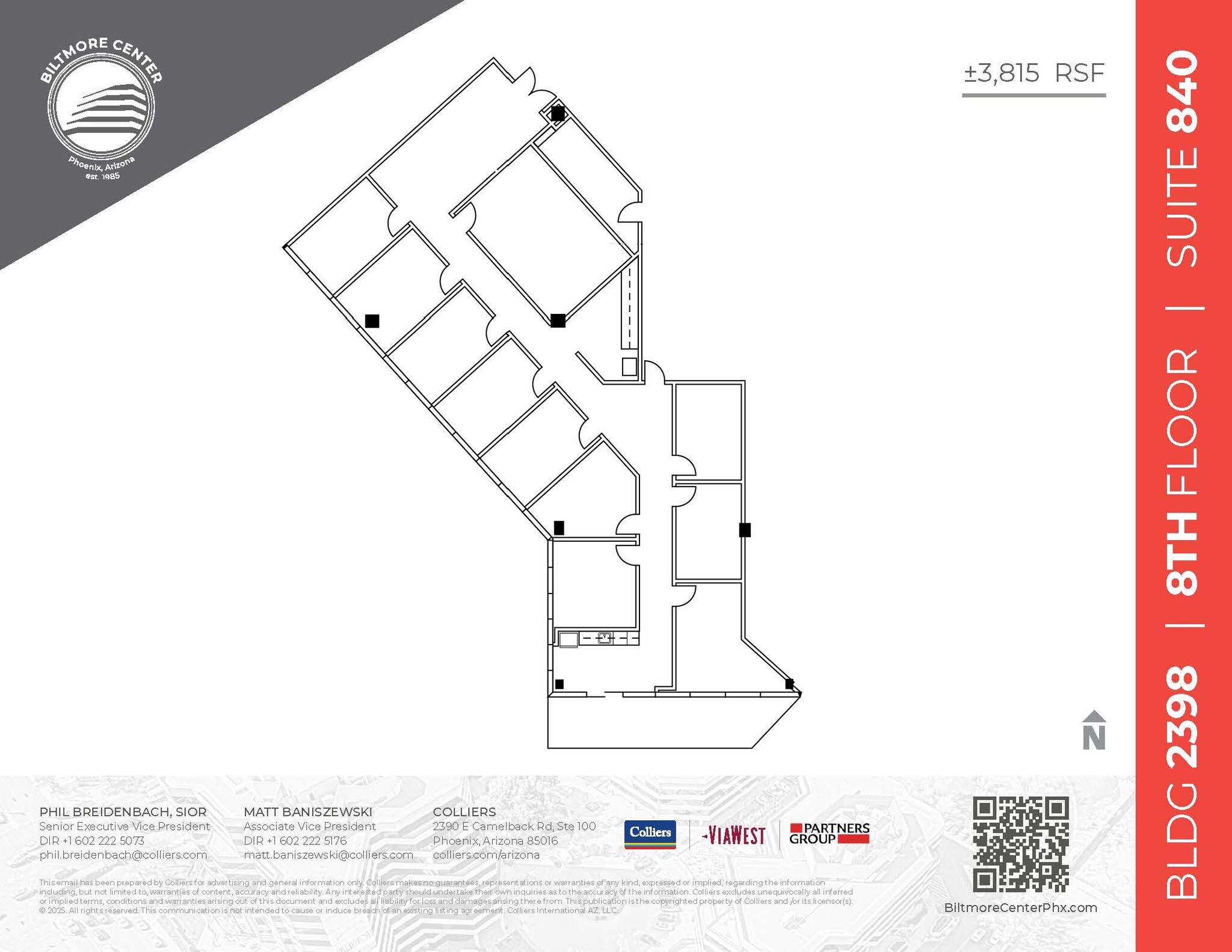 2398 E Camelback Rd, Phoenix, AZ en alquiler Plano de la planta- Imagen 1 de 1