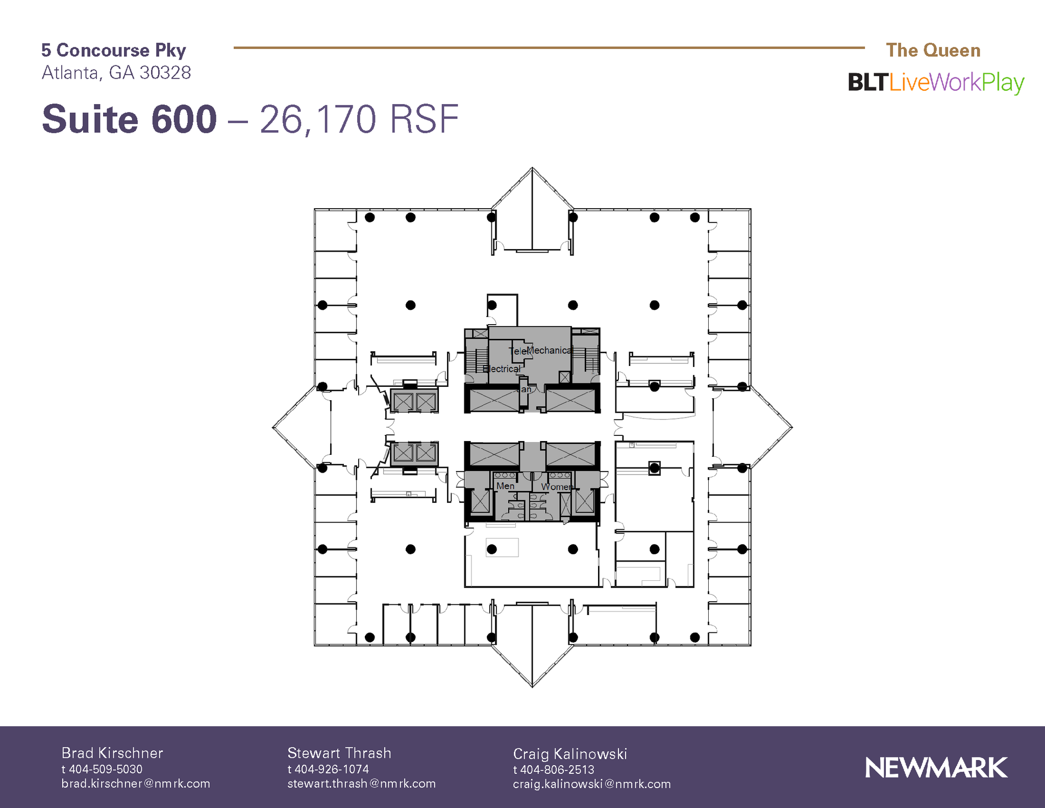 6 Concourse Pky NE, Atlanta, GA en alquiler Plano de la planta- Imagen 1 de 1