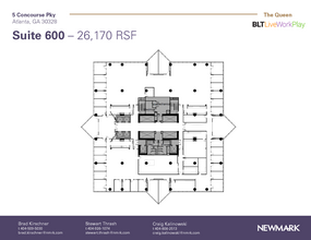 6 Concourse Pky NE, Atlanta, GA en alquiler Plano de la planta- Imagen 1 de 1