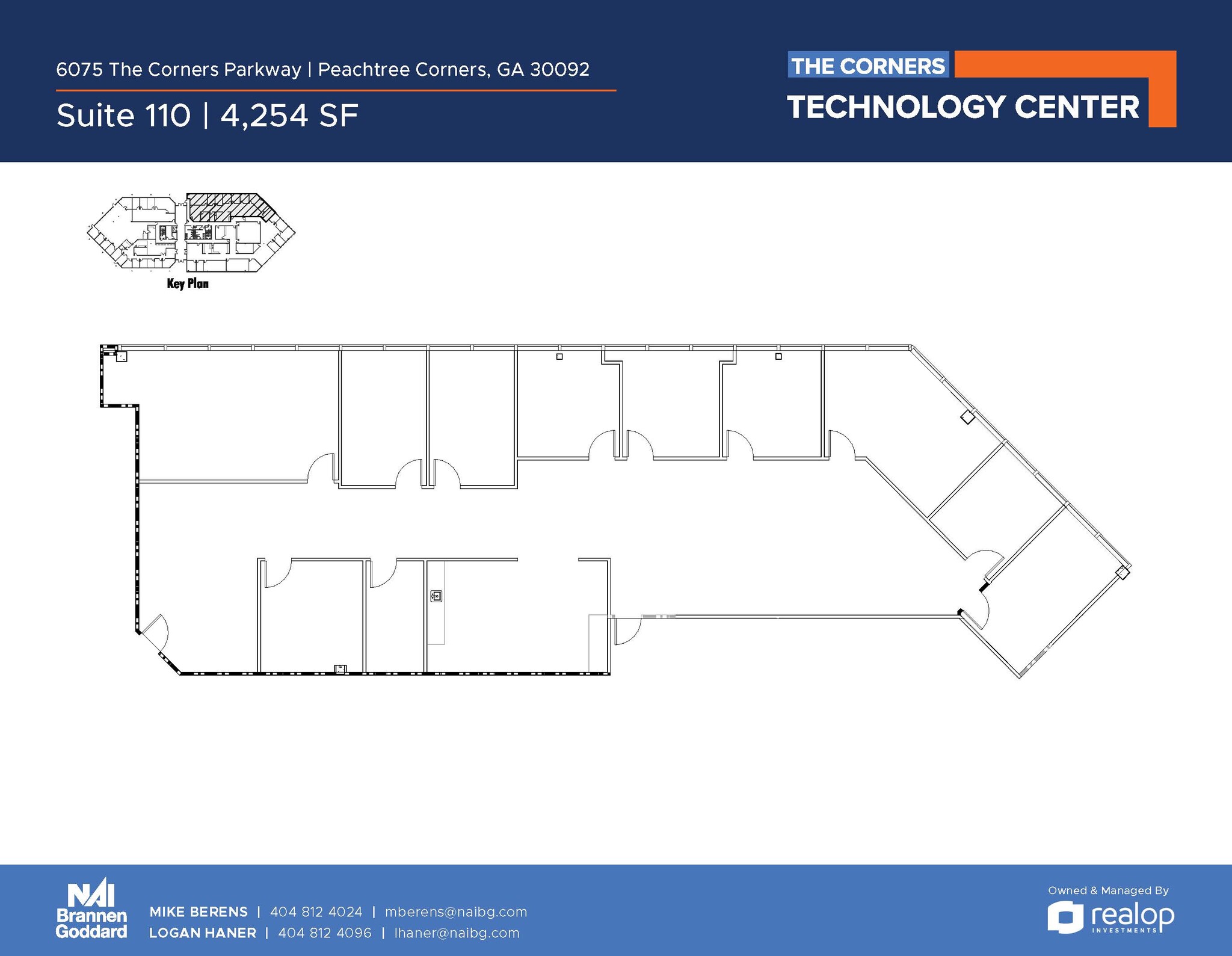 6075 The Corners Pky, Peachtree Corners, GA en alquiler Plano de la planta- Imagen 1 de 1