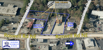 6400 Roswell Rd, Atlanta, GA - VISTA AÉREA  vista de mapa