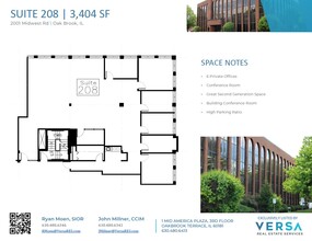 2001 Midwest Rd, Oak Brook, IL en alquiler Plano de la planta- Imagen 1 de 1