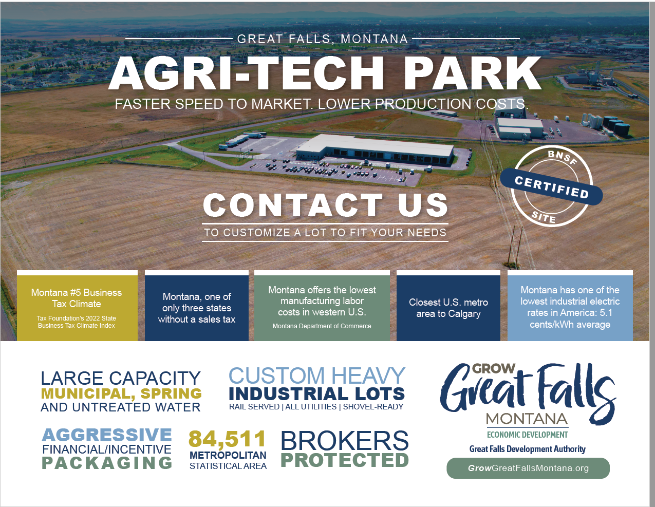 Great Falls Montana Agritech Park, Great Falls, MT en venta Otros- Imagen 1 de 11