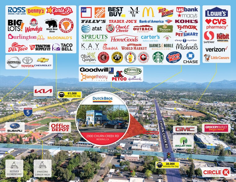 2900 Churn Creek Rd, Redding, CA en venta - Foto del edificio - Imagen 2 de 5