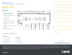 100 Colonial Center Pky, Lake Mary, FL en alquiler Plano del sitio- Imagen 1 de 1