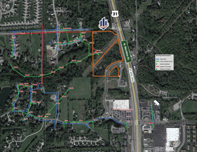 15206 Westfield Blvd, Carmel, IN - VISTA AÉREA  vista de mapa - Image1