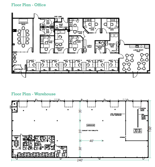 6909 42nd St, Leduc, AB en alquiler Plano de la planta- Imagen 1 de 1