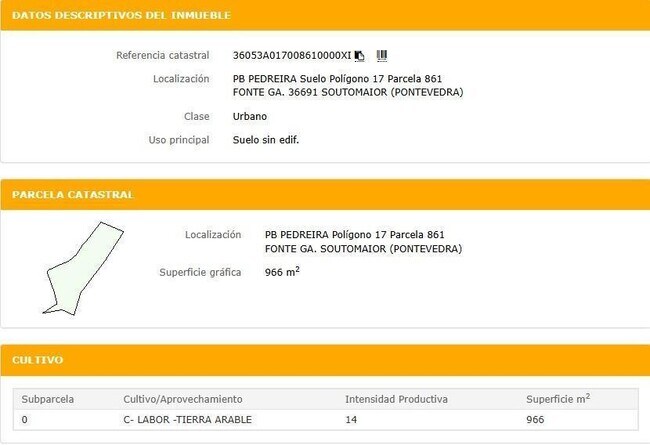 Más detalles de Terreno en venta