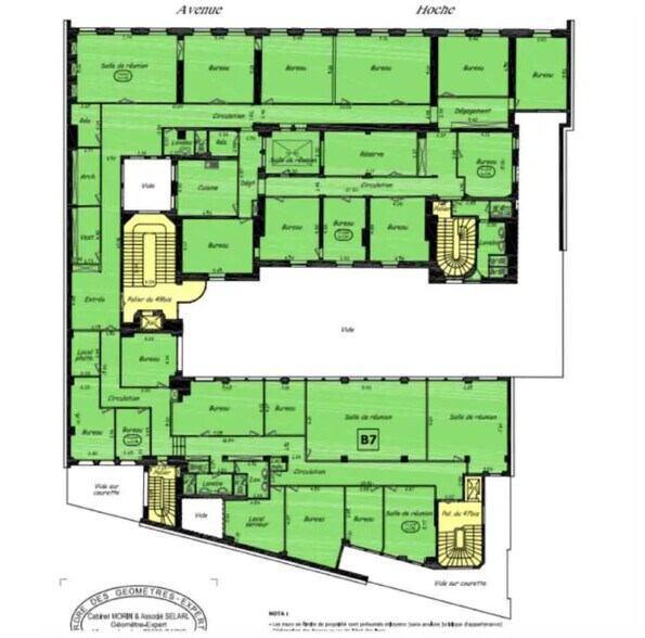49 Bis Avenue Hoche, Paris en alquiler - Plano de la planta - Imagen 2 de 3