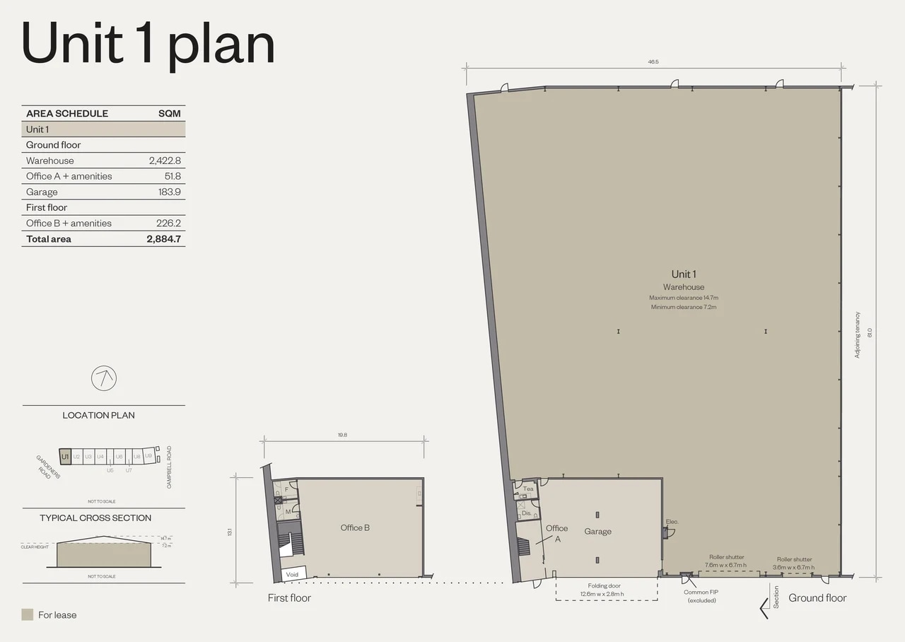 63 Campbell Rd, Alexandria en alquiler Plano de la planta- Imagen 1 de 1