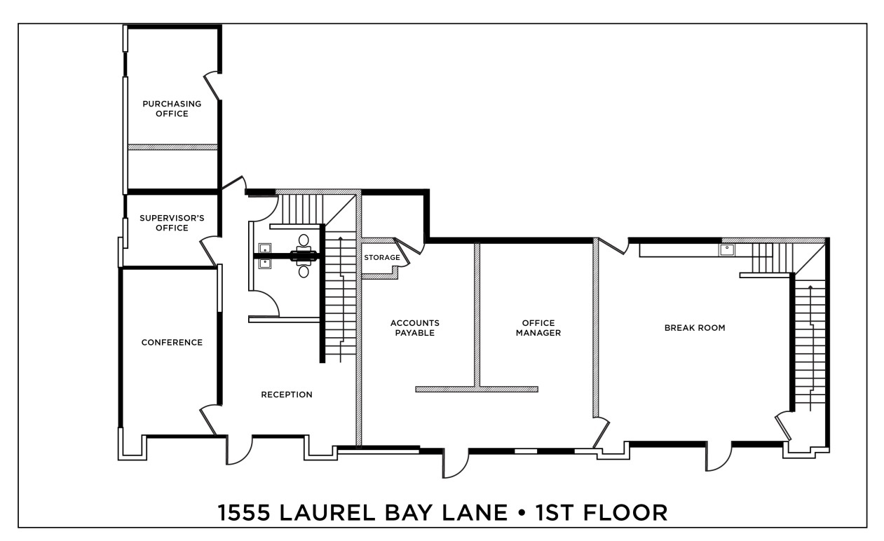 1555-1585 Laurel Bay Ln, San Diego, CA en venta Plano de la planta- Imagen 1 de 1