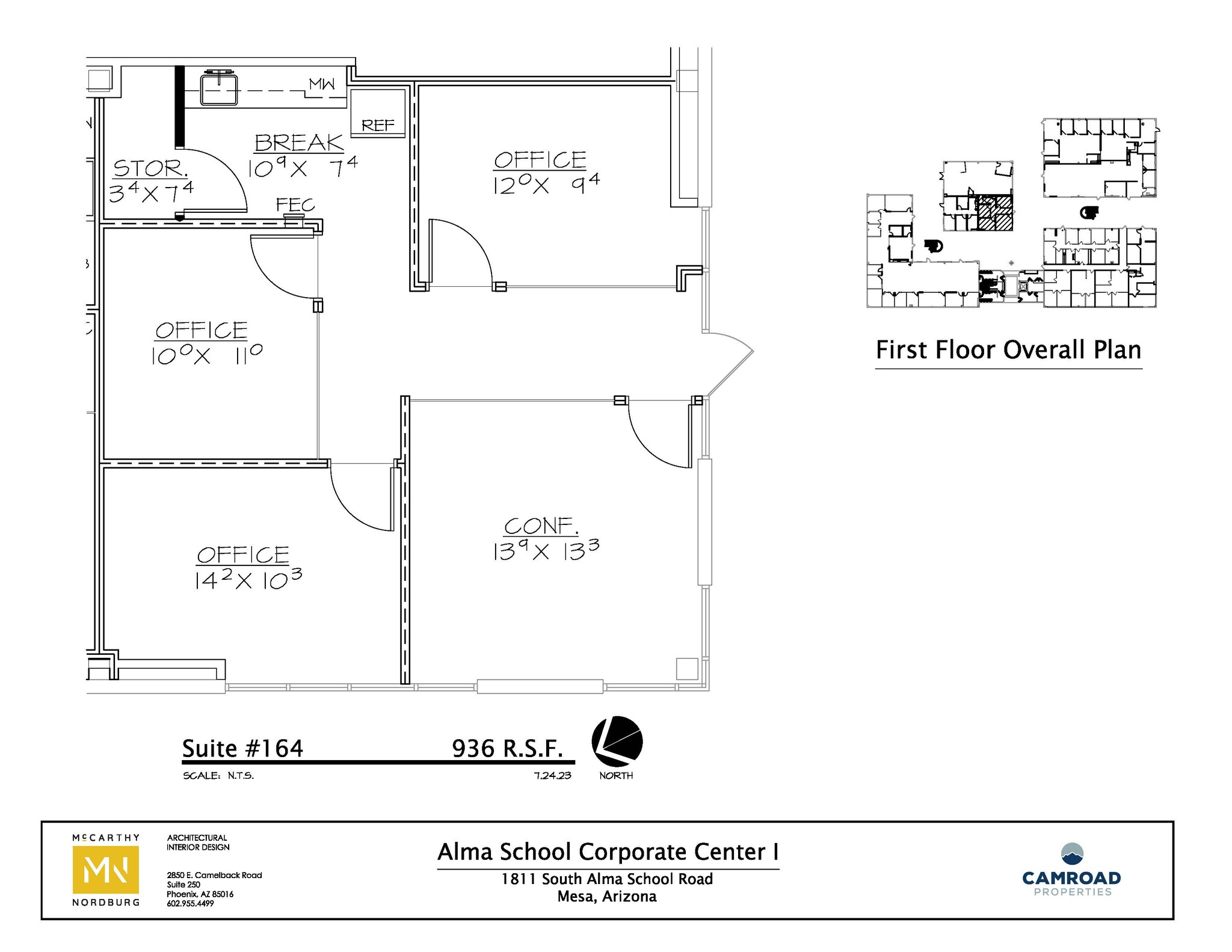 1811 S Alma School Rd, Mesa, AZ en alquiler Plano de la planta- Imagen 1 de 1