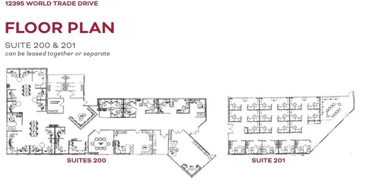 12395 World Trade Dr, San Diego, CA en venta Plano de la planta- Imagen 1 de 1