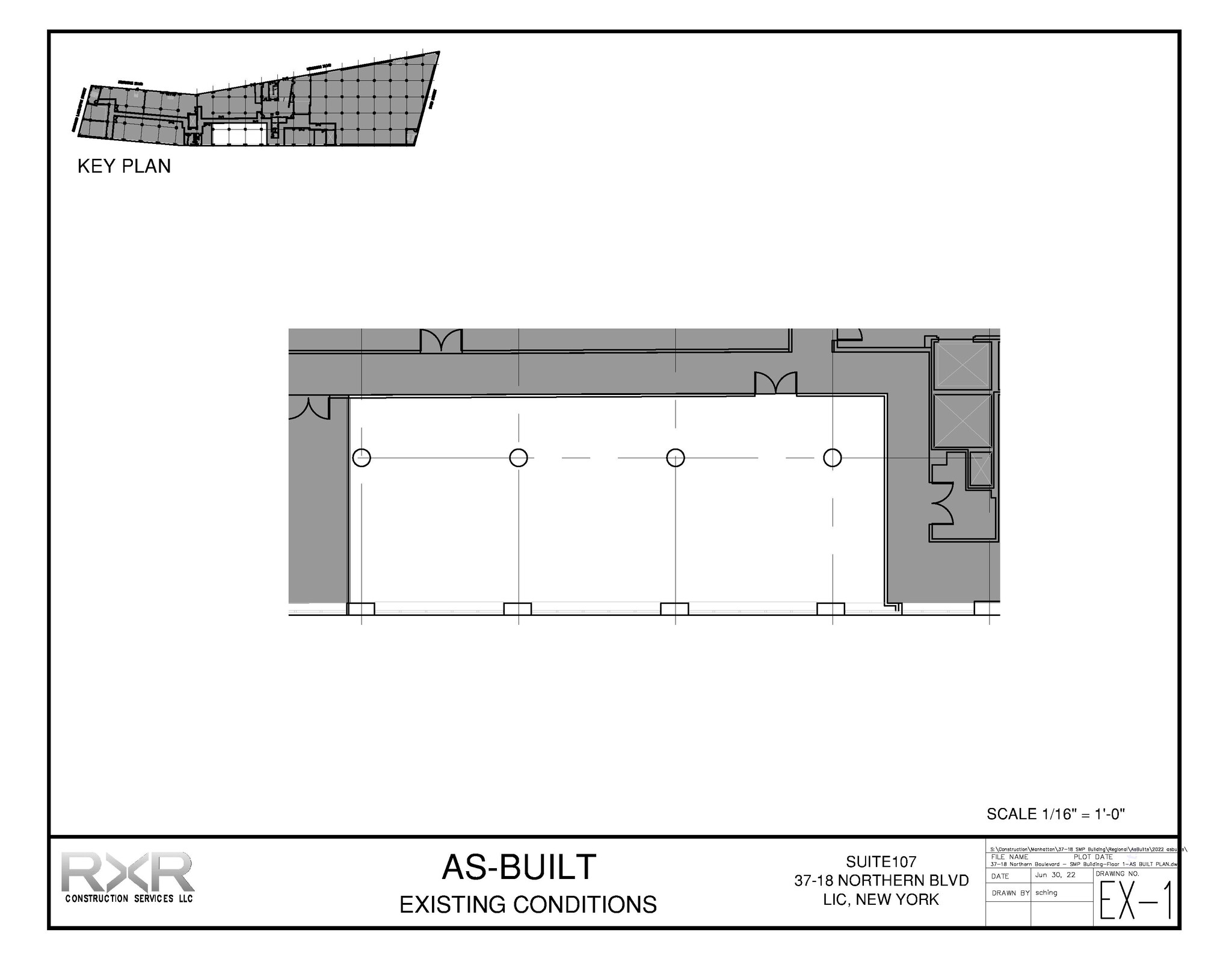 37-18 Northern Blvd, Long Island City, NY en alquiler Plano de la planta- Imagen 1 de 9