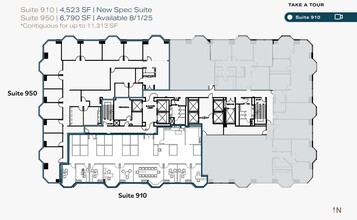 550 W C St, San Diego, CA en alquiler Plano de la planta- Imagen 2 de 2