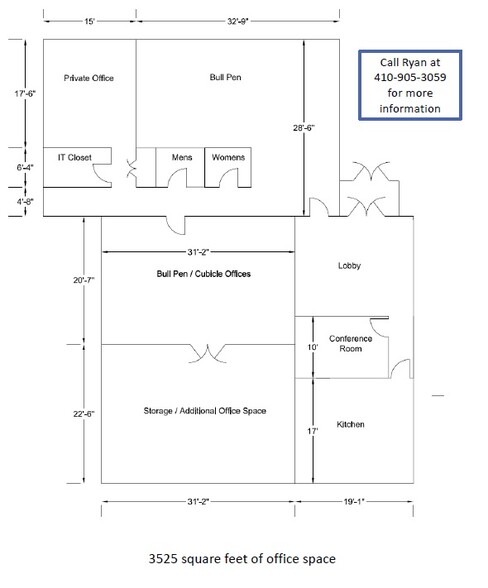 16 Stenerson Ln, Cockeysville, MD en alquiler - Plano de la planta - Imagen 2 de 3