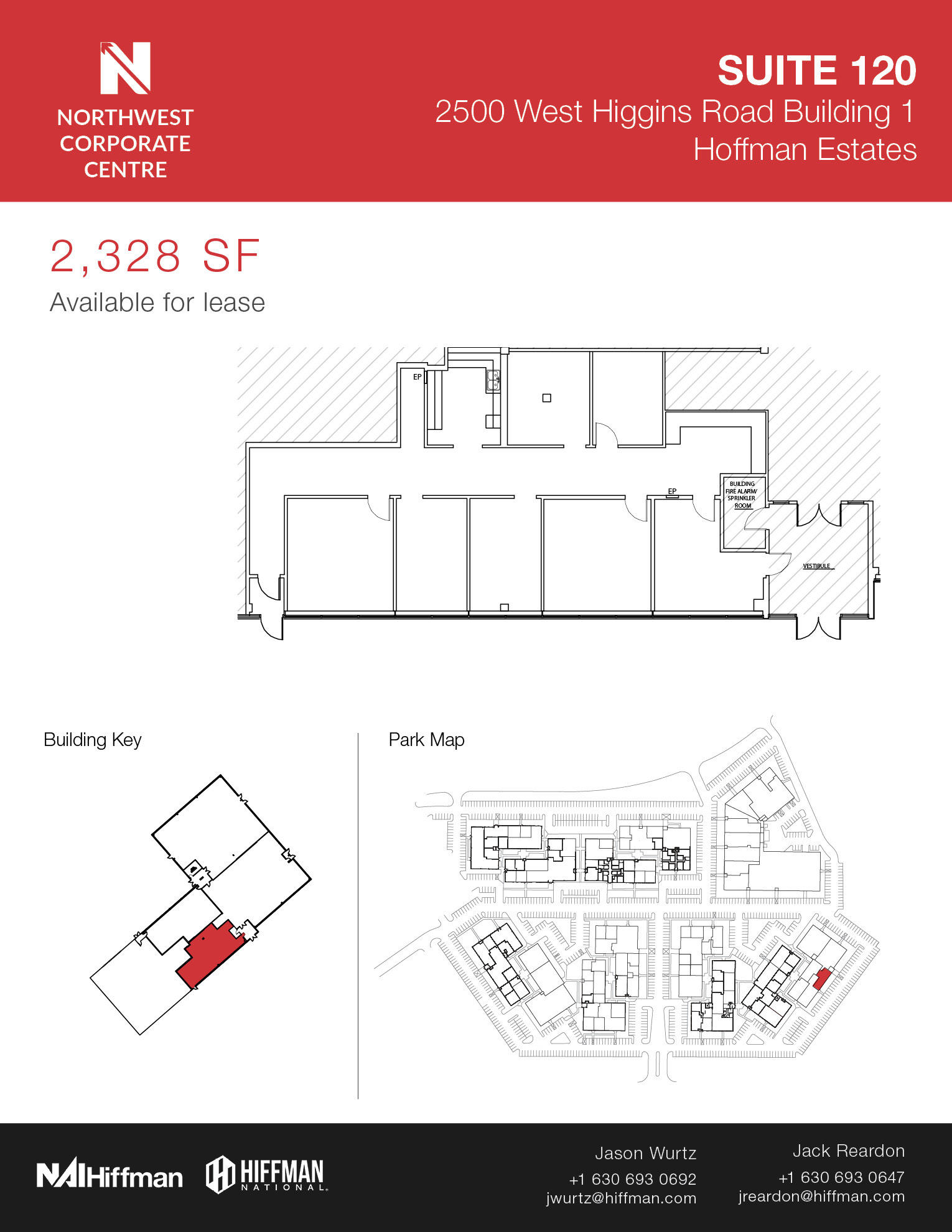 2500 W Higgins Rd, Hoffman Estates, IL en alquiler Plano de la planta- Imagen 1 de 1