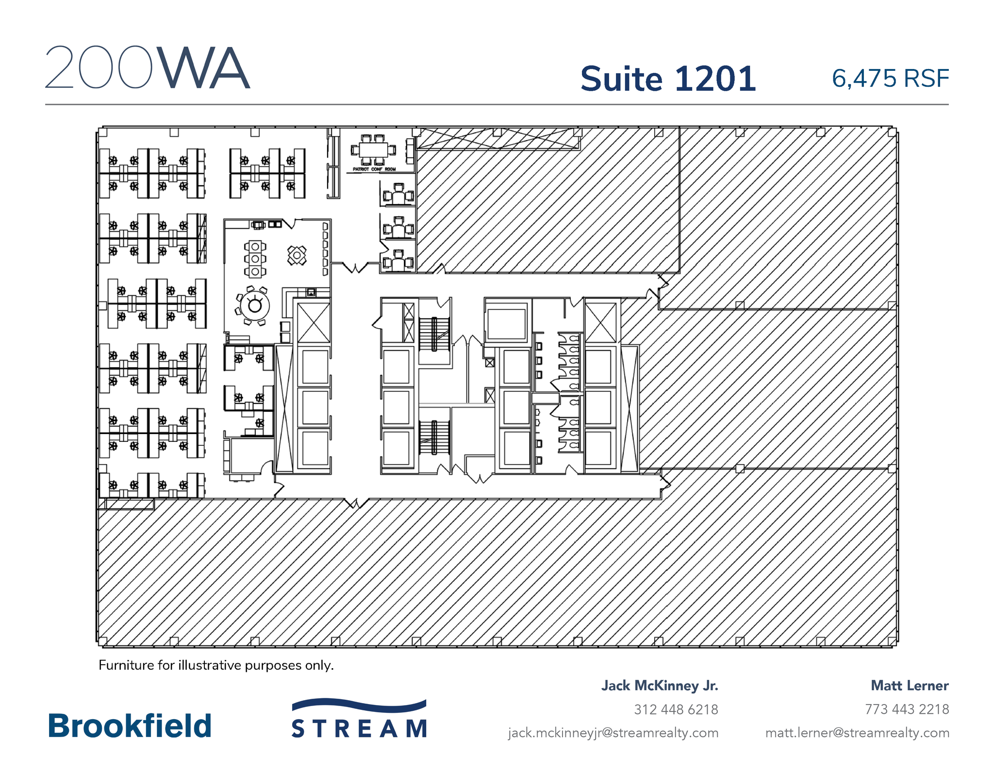 200 W Adams St, Chicago, IL en alquiler Plano de la planta- Imagen 1 de 1