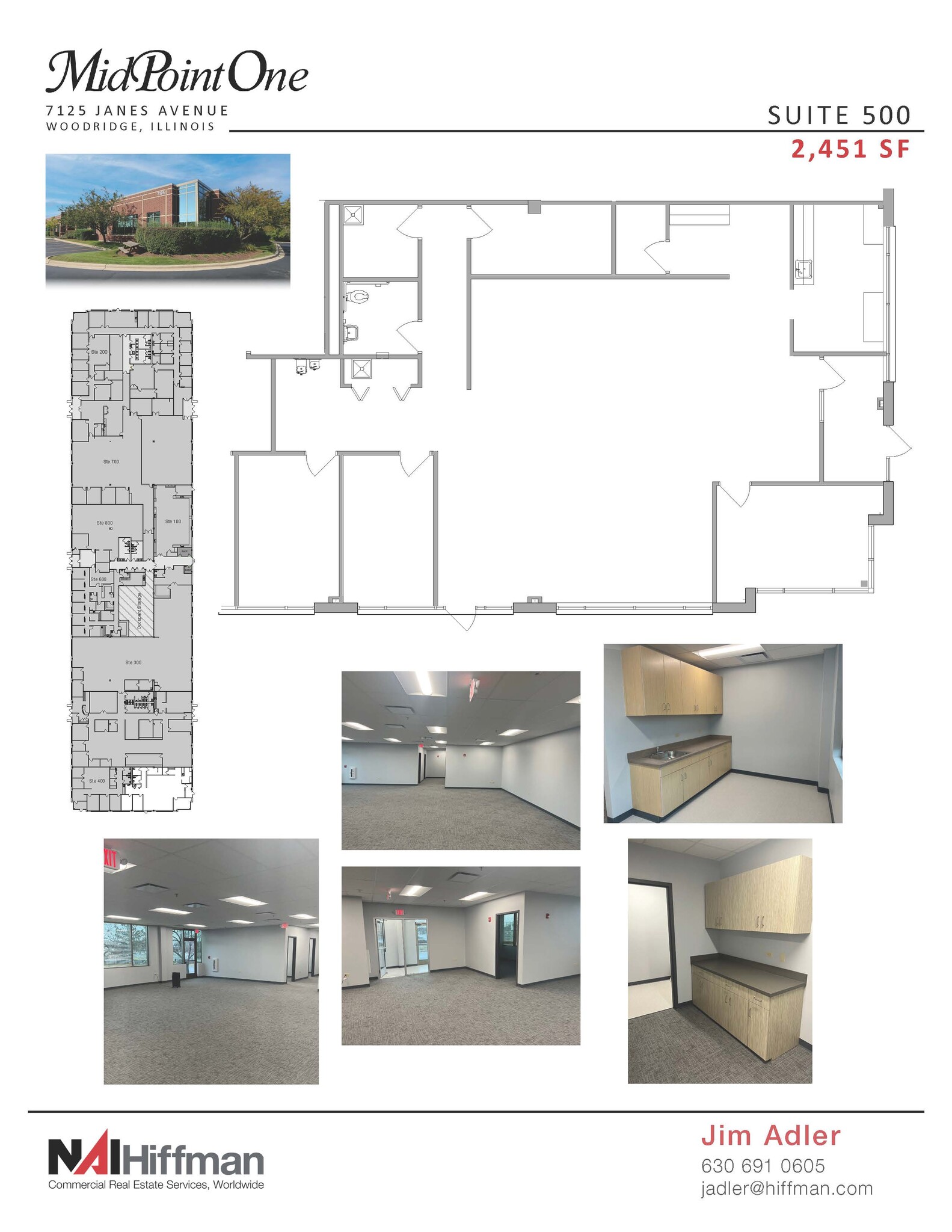 7125 Janes Ave, Woodridge, IL en alquiler Plano de la planta- Imagen 1 de 1