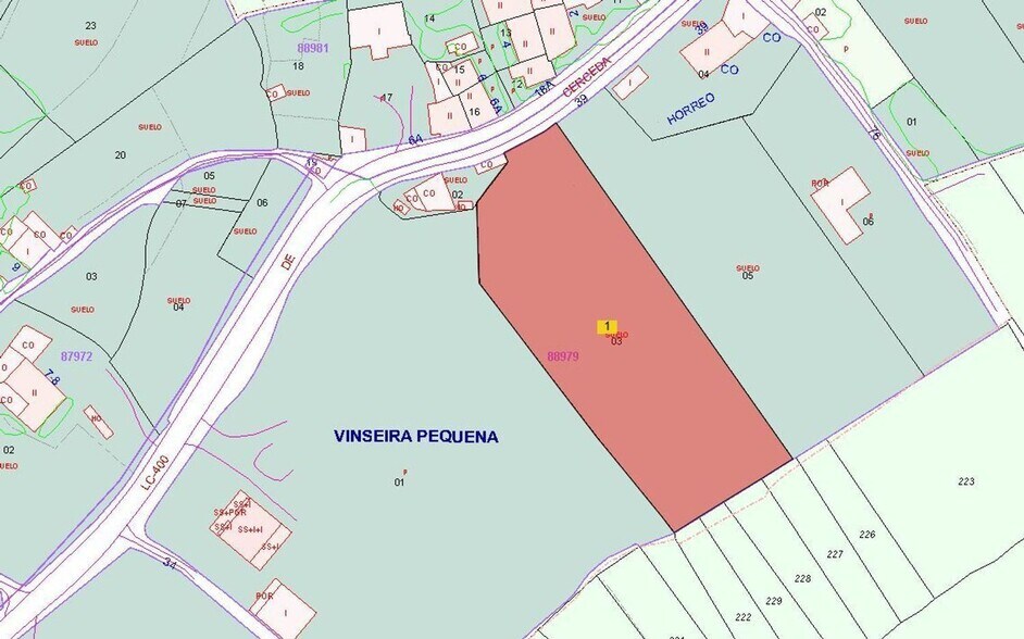 Terreno en Culleredo, La Coruna en venta - Plano de la planta - Imagen 1 de 8