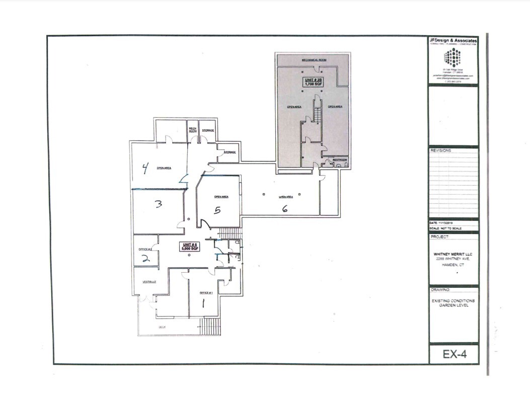 2285 Whitney Ave, Hamden, CT en alquiler Plano de la planta- Imagen 1 de 1