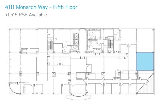 4111 Monarch Way, Norfolk, VA en alquiler Plano de la planta- Imagen 1 de 5