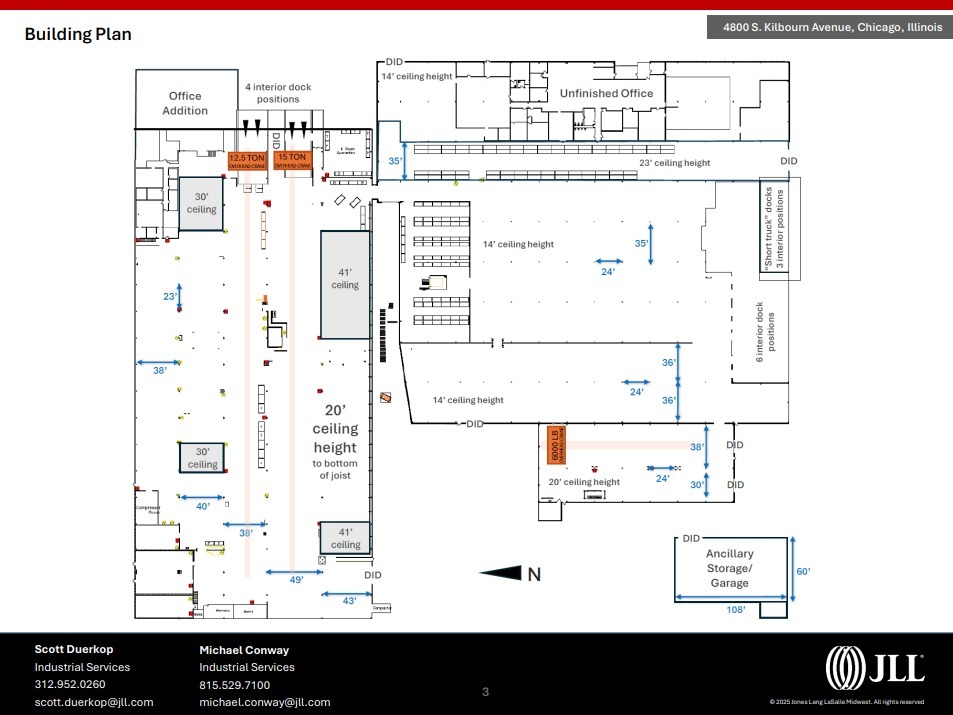 4800-4850 S Kilbourn Ave, Chicago, IL en alquiler Plano de la planta- Imagen 1 de 1