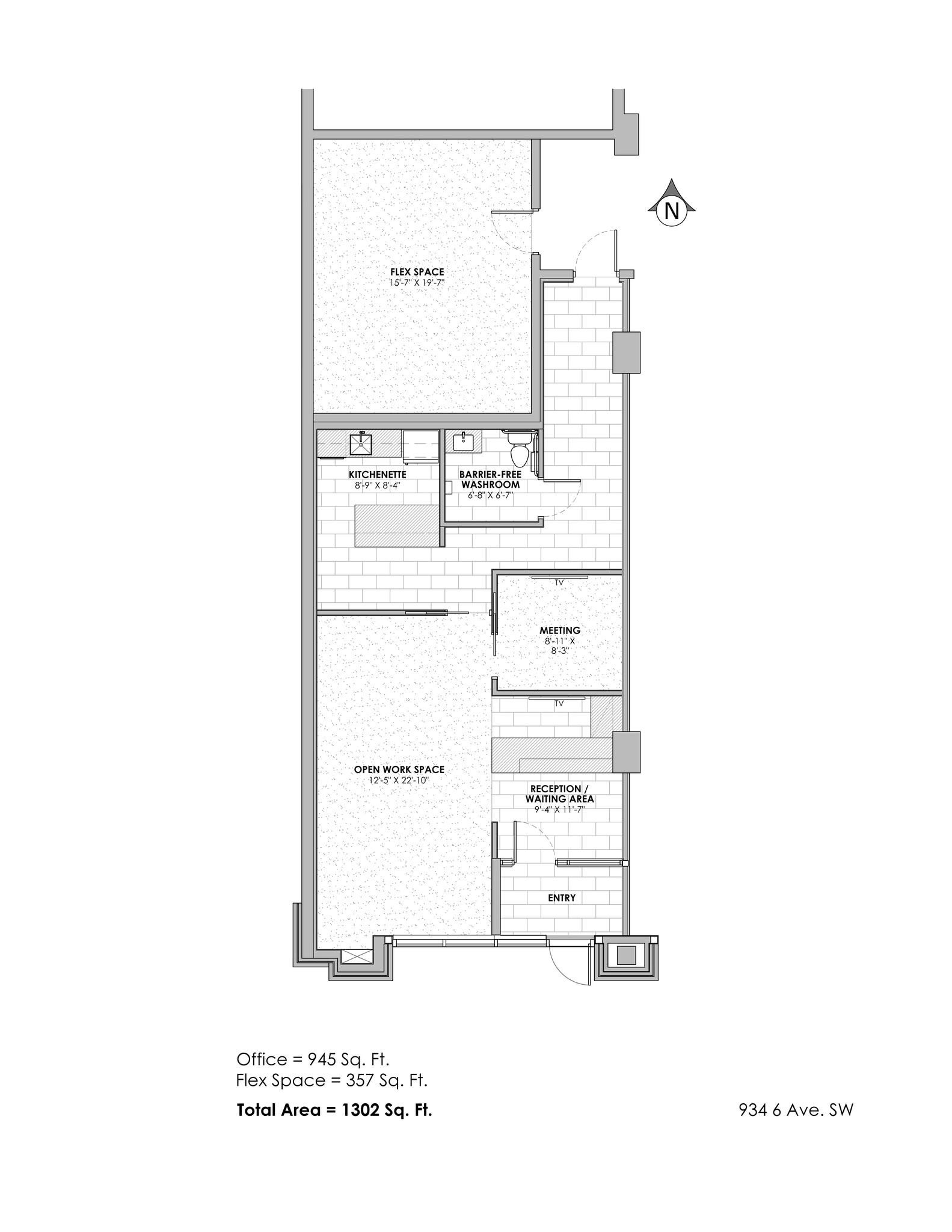 934 6 Av SW, Calgary, AB en alquiler Plano del sitio- Imagen 1 de 1