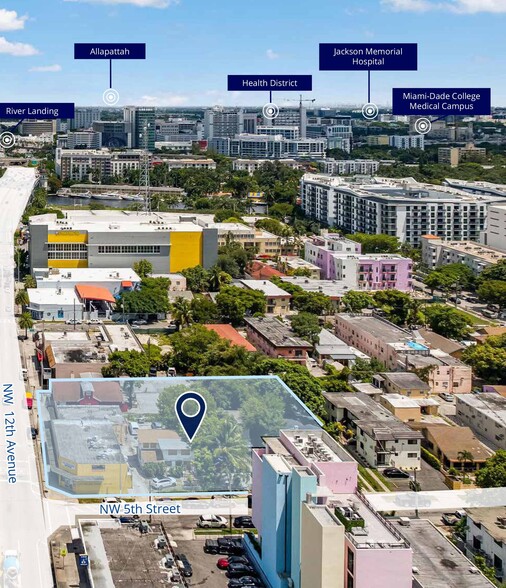 515 NW 12th Ave, Miami, FL en venta - Vista aérea - Imagen 2 de 6