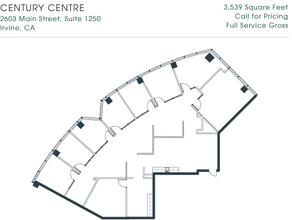 2601-2603 Main St, Irvine, CA en alquiler Plano de la planta- Imagen 1 de 1