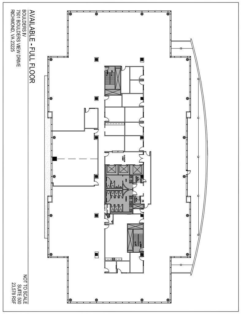 7501 Boulder View Dr, North Chesterfield, VA en alquiler Plano de la planta- Imagen 1 de 30