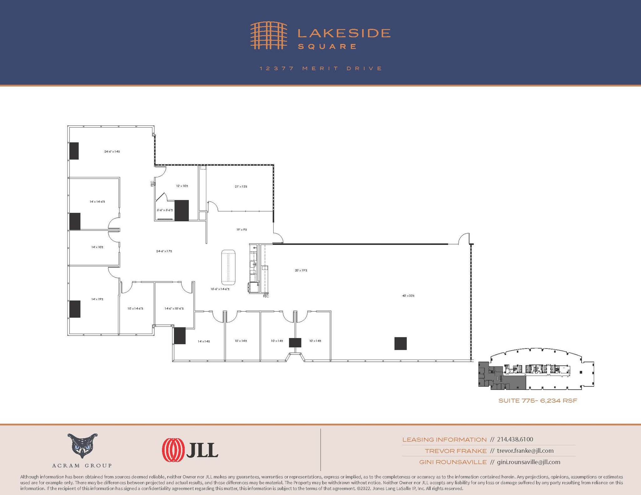 12377 Merit Dr, Dallas, TX en alquiler Plano de la planta- Imagen 1 de 1