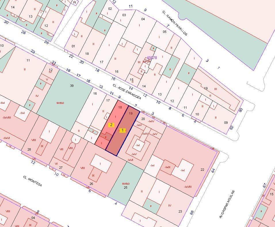Carrer José Zaragoza, València, Valencia en venta Plano de la planta- Imagen 1 de 6
