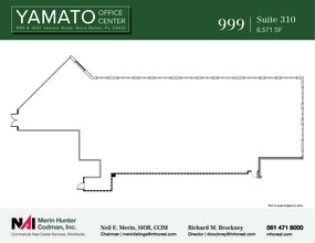 999 Yamato Rd, Boca Raton, FL en alquiler Plano de la planta- Imagen 1 de 11