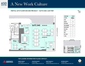 650 Fifth Ave, New York, NY en alquiler Plano de la planta- Imagen 2 de 2