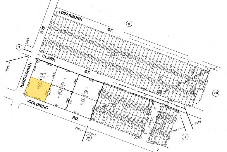 11801 Goldring Rd, Arcadia, CA en alquiler - Plano de solar - Imagen 3 de 4