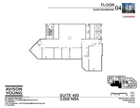 10333 Richmond Ave, Houston, TX en alquiler Plano de la planta- Imagen 1 de 2