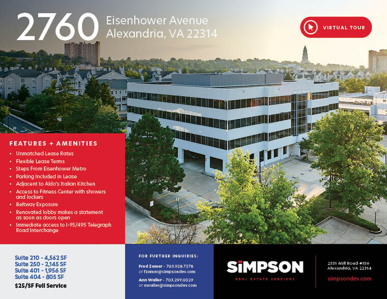 2760 Eisenhower Ave, Alexandria, VA en alquiler - Foto del edificio - Imagen 1 de 9