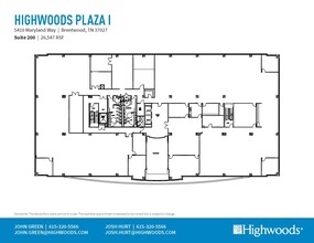 5410 Maryland Way, Brentwood, TN en alquiler Plano de la planta- Imagen 1 de 10