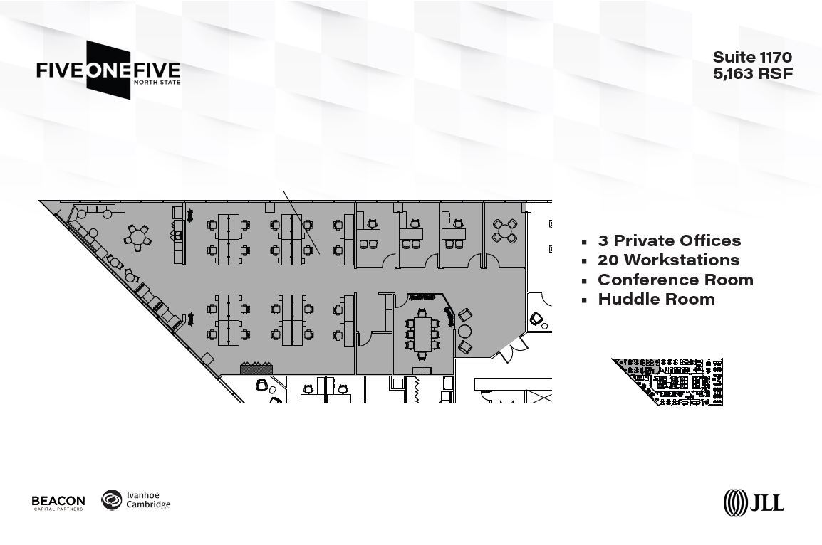 515 N State St, Chicago, IL en alquiler Plano de la planta- Imagen 1 de 9