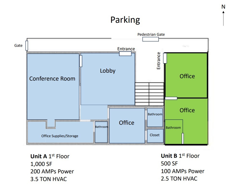 5500 E Washington Blvd, Commerce, CA en alquiler Plano de la planta- Imagen 1 de 1