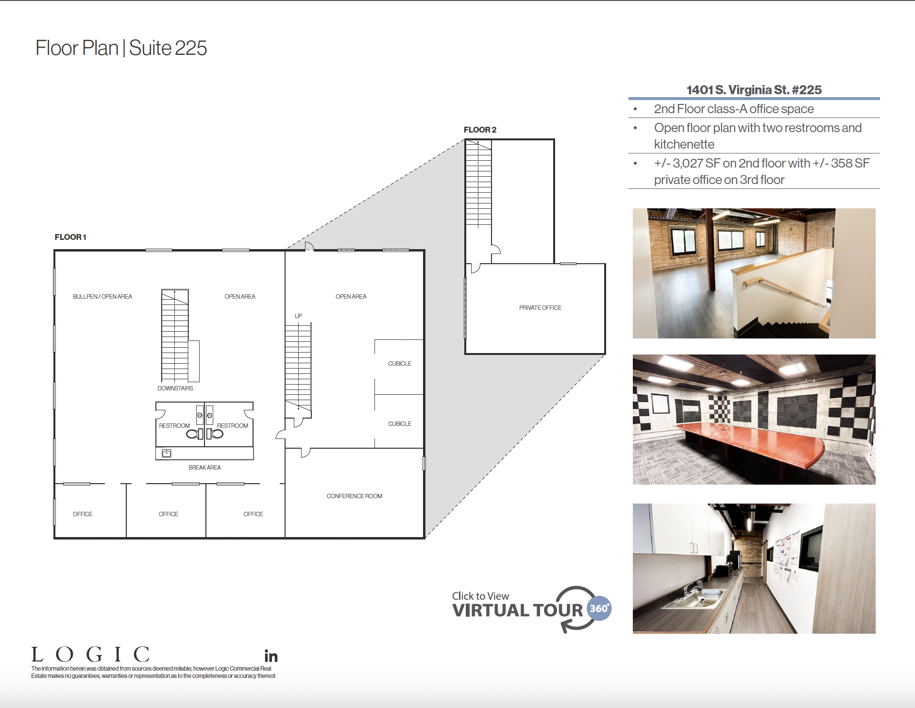 1401 S Virginia St, Reno, NV en alquiler Plano de la planta- Imagen 1 de 7