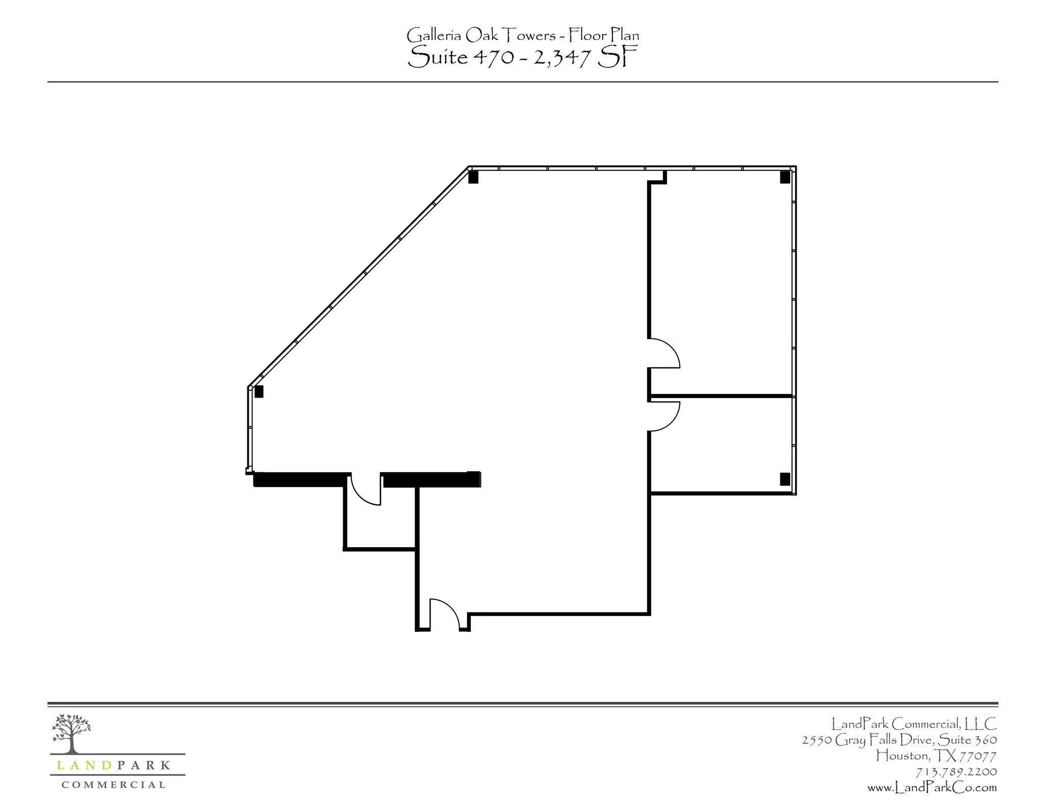 5821 Southwest Fwy, Houston, TX en alquiler Plano de la planta- Imagen 1 de 1